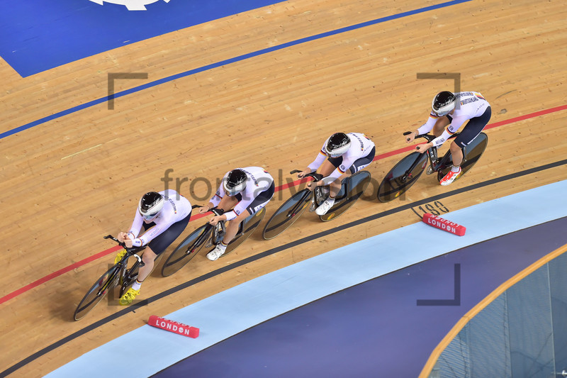 BECKER Charlotte, STOCK Gudrun, KRÖGER Mieke, POHL Stephanie: UCI Track Cycling World Cup London 