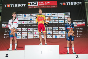 WOOD Oliver, TORRES BARCELO Albert, THOMAS Benjamin: UCI Track Cycling World Cup 2018 – Paris