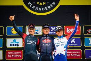 VAN BAARLE Dylan, VAN DER POEL Mathieu, MADOUAS Valentin: Ronde Van Vlaanderen 2022 - Men´s Race