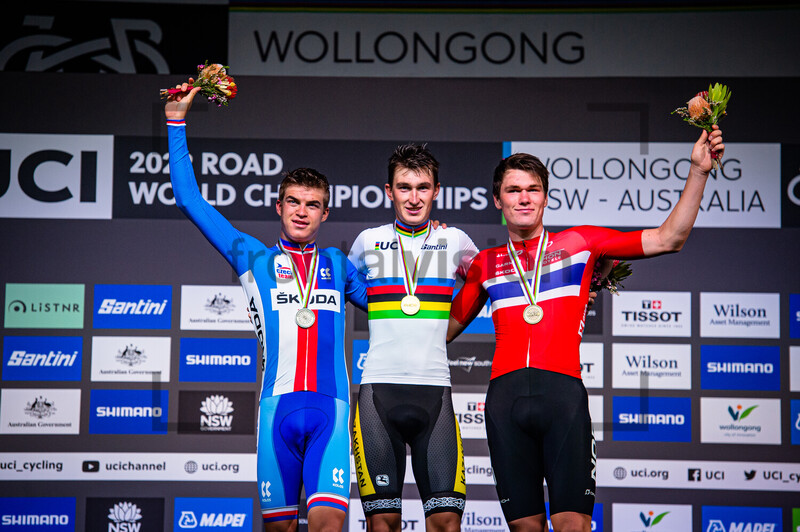 VACEK MathiasFEDOROV Yevgeniy, WÃ†RENSKJOLD SÃ¸ren: UCI Road Cycling World Championships 2022 
