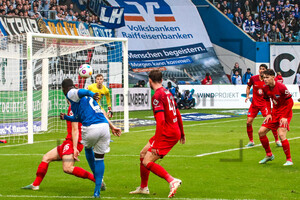 Christian Kinsombi Hansa Rostock vs. Hertha BSC Spielfotos 05.11.2023