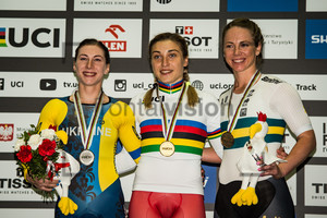 STARIKOVA Olena, SHMELEVA Daria, McCULLOCH Kaarle: UCI Track Cycling World Championships 2019