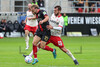Benedict Hollerbach, Rios Alonso  SV Wehen Wiesbaden vs. Rot-Weiss Essen Spielfotos 02.10.2022