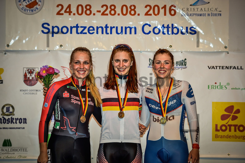 HINZE Emma, WELTE Miriam, KLEIN Lisa: Track German Championships 2016 