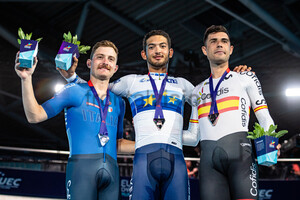 CONSONNI Simone, GRONDIN Donavan, MORA VEDRI Sebastian: UEC Track Cycling European Championships – Munich 2022