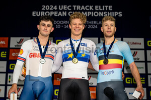 TIDBALL William, HANSEN Tobias, HESTERS Jules: UEC Track Cycling European Championships – Apeldoorn 2024