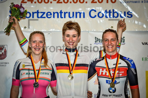 BRAUßE Franziska, GRABOSCH Pauline, BARTHELMES Eva: Track German Championships 2016