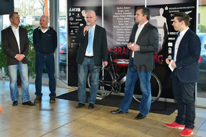 Frank AUGUSTIN, Michael MAX, Steffen BLOCHWITZ, Ralf PADDAGS: Teampresentation LKT Team Brandenburg