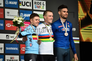 EVENEPOEL Remco, DENNIS Rohan, GANNA Filippo: UCI Road Cycling World Championships 2019