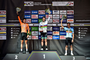 DUMOULIN Tom, DENNIS Rohan, CAMPENAERTS Victor: UCI World Championships 2018 – Road Cycling
