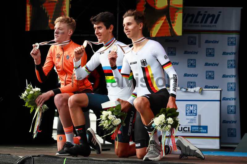 LEIJNSE Enzo, TIBERI Antonio, BRENNER Marco: UCI Road Cycling World Championships 2019 