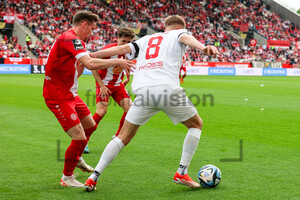 Benjamin Kanuric, Nils Kaiser Rot-Weiss Essen vs. FC Ingolstadt 04 Spielfotos 28.04.2024