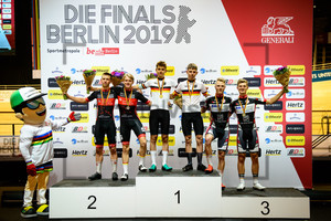 ZETZSCHE Theo, DUCKERT Roman, DREßLER Luca, TEUTENBERG Tim Torn, GROCH Paul, BORGWALD Axel: German Track Cycling Championships 2019