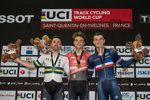 HOWARD Leigh, MATZNER Stefan, GAREL Adrien: UCI Track Cycling World Cup 2018 – Paris