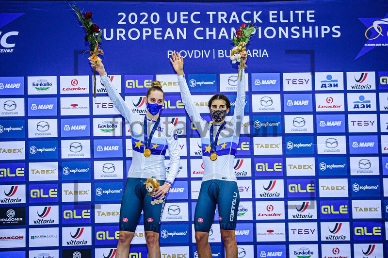GUAZZINI Vittoria, BALSAMO Elisa: UEC Track Cycling European Championships 2020 – Plovdiv 