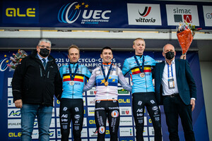 DELLA CASA Enrico, HERMANS Quinten, VAN DER HAAR Lars, VANTHOURENHOUT Michael: UEC Cyclo Cross European Championships - Drenthe 2021