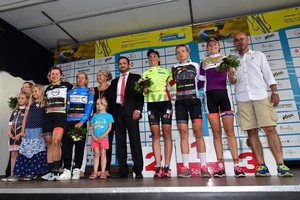 All Jersey Leaders: Thüringen Rundfahrt der Frauen 2015 - 2. Stage