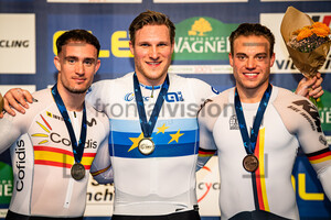 MARTINEZ CHORRO Alejandro, HOOGLAND Jeffrey, DÖRNBACH Maximilian: UEC Track Cycling European Championships – Grenchen 2023