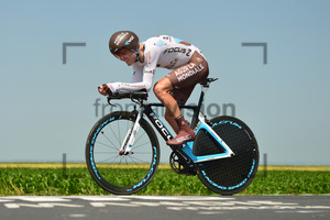 Hubert Dupont: 11. Stage, ITT from Avranches to Le Mont Saint Michel