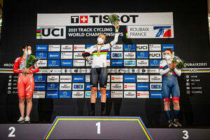 SATO Mina, FRIEDRICH Lea Sophie, TYSHCHENKO Yana: UCI Track Cycling World Championships – Roubaix 2021