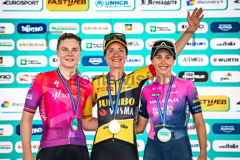 KOPECKY Lotte, VOS Marianne, PERSICO Silvia: Giro dÂ´Italia Donne 2022 – 6. Stage 