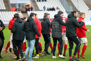 Felix Herzenbruch Torjubel Rot-Weiss Essen vs. Fortuna Düsseldorf 06-02-2022