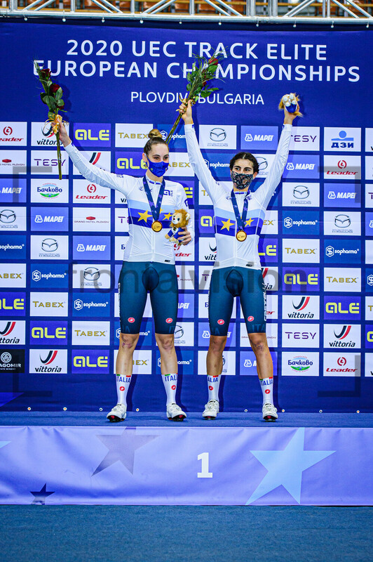 GUAZZINI Vittoria, BALSAMO Elisa: UEC Track Cycling European Championships 2020 – Plovdiv 