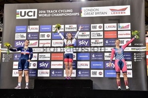 BERTHON Laurie, TROTT Laura, HAMMER Sarah: UCI Track World Championships 2016