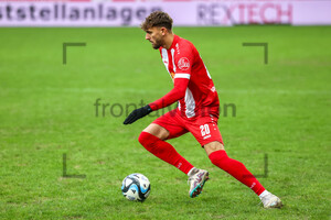 Leonardo Vonic Rot-Weiss Essen vs. FSV Zwickau Spielfotos 13.01.2024