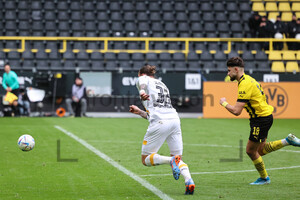 Manuel Schäffler, Antonios Papadopoulos Borussia Dortmund U23 vs. Dynamo Dresden 3. Liga 12.03.2023