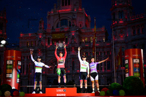 VALVERDE BELMONTE Alejandro, ROGLIC Primoz, POGACAR Tadej, BRENNAUER Lisa: Challenge Madrid by la Vuelta 2019 - 2. Stage