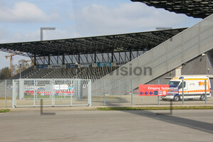 Corona Testzentrum Stadion Essen April 2021