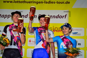 VAN DIJK Eleonora, SLIK Rozanne, JASINSKA Malgorzata: 31. Lotto Thüringen Ladies Tour 2018 - Stage 5