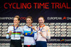 VAN DIJK Ellen, REUSSER Marlen, MARKUS Riejanne: UEC Road Cycling European Championships - Munich 2022