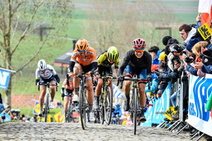 PIETERS Amy, VAN VLEUTEN Annemiek, MOOLMAN-PASIO Ashleigh: Ronde Van Vlaanderen 2018