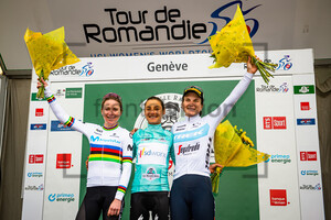 VAN VLEUTEN Annemiek, MOOLMAN-PASIO Ashleigh, LONGO BORGHINI Elisa: Tour de Romandie - Women 2022 - 3. Stage