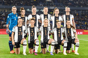 Mannschaftsfoto Deutschland Frauen Nationalmannschaft 21.02.2023