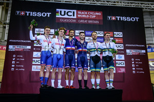 HAYTER Ethan, WOOD Oliver, GRONDIN Donavan Vincent, THOMAS Benjamin, WELSFORD Sam, HOWARD Leigh: UCI Track Cycling World Cup 2019 – Glasgow