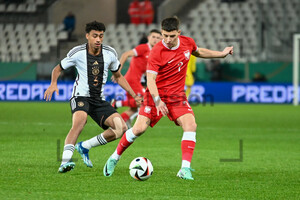 Kajetan Szmyt, Nathaniel Brown UEFA U21 Euro Qualifikation Deutschland gegen Polen Spielfotos 21.11.2023
