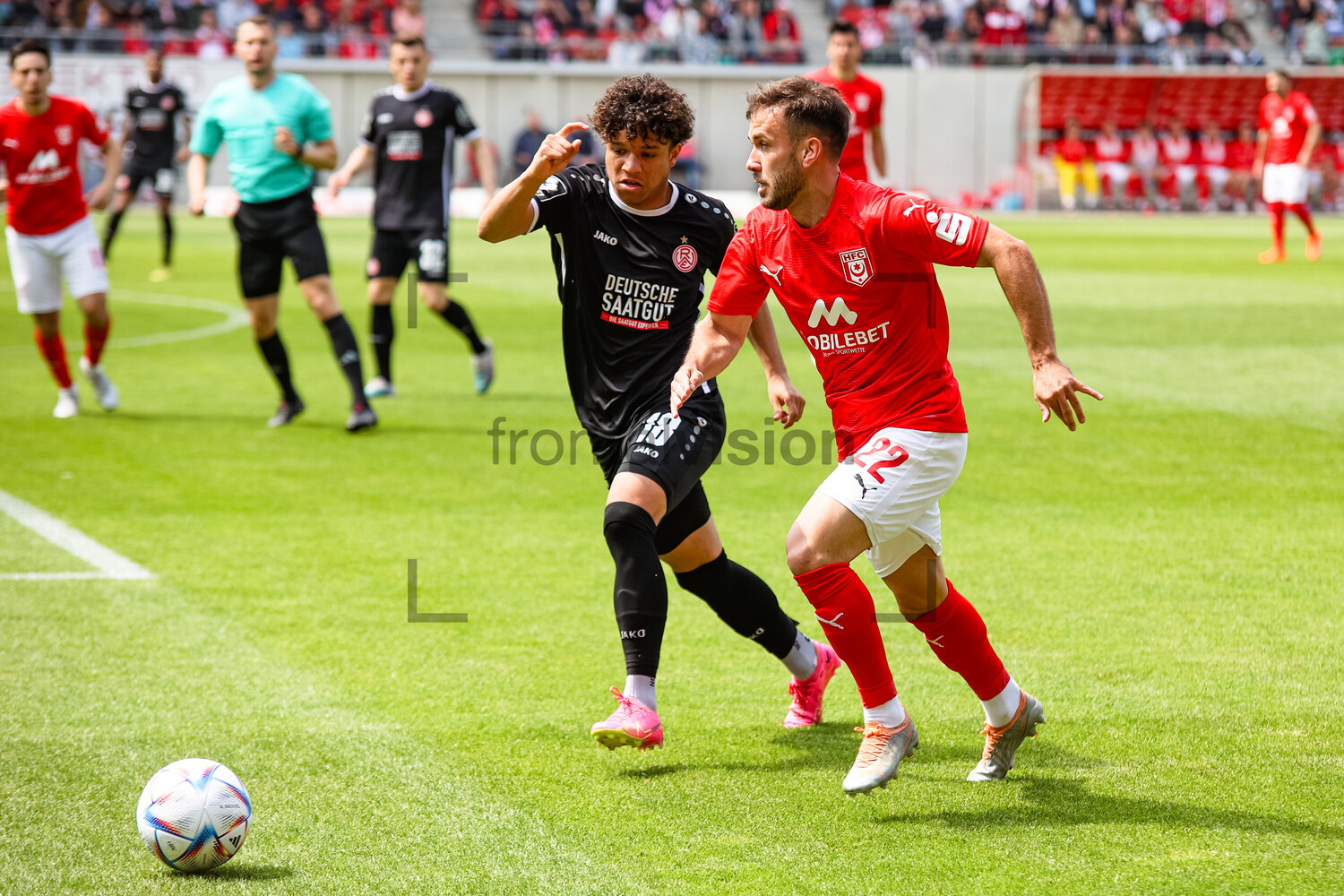 Hallescher FC v Rot-Weiss Essen – 3.Liga / Matchday 37 – 2022/2023