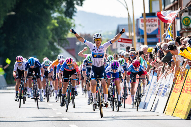 he road race “around Schmalkalden” over 132,6 kilometres was won by WIEBES Lorena Team SD Worx