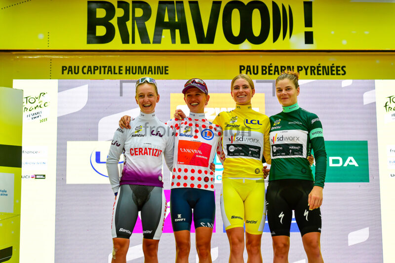 2. Tour de France Femmes avec Zwift finale podium