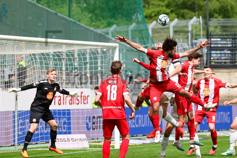 Rot-Weiss Essen vs. FC Ingolstadt 35. Spieltag 3. Liga 28.04.2024 Fotos und Bilder